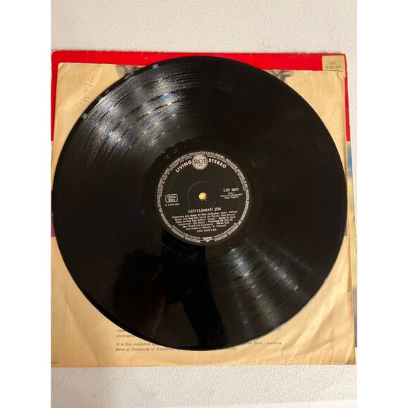 Jim Reeves Gentleman Jim Vinyl LP 1963 Country RCA Living Stereo LSP-2605 Pre-Ow - Picture 6 of 7
